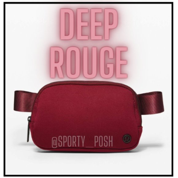 lululemon athletica Handbags - OG Deep Rouge lululemon Everywhere Belt Bag